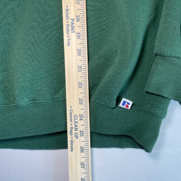 VINTAGE Russell Kearney Catholic Sweatshirt Green | Yellow Embroidery | Mens XL - Picture 6 of 8